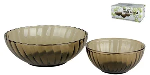 КОРАЛЛ Набор салатников 8пр. Дымка элика 62108