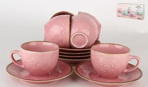 КОРАЛЛ Набор чайный 12 пр. Розовый вальс 76820012
