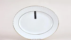 КОРАЛЛ Блюдо овальное 20см Снежная королева CS223121-A