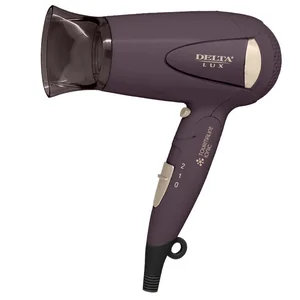 DELTA Фен 1400W LUX DL 0936 коричневый с золотым