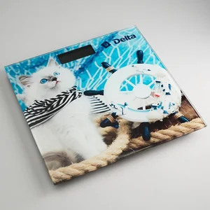 DELTA Весы напольные электронные Кот моряк D 9301