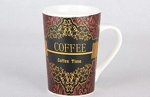КОРАЛЛ Кружка 400мл. Кофе винтаж KR007