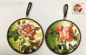 КОРАЛЛ Подставка под горячее Алые розы YX912