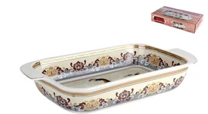 КОРАЛЛ Блюдо - шубница 900 мл. Павлин Y-11JP-JF1002-4