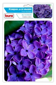 BURO Коврик для мыши BU M20012 рисунок/сирень