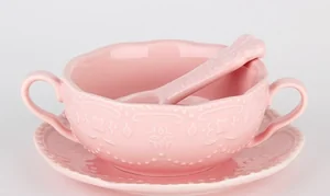 КОРАЛЛ Бульонница 300мл Бабочка HD-267P