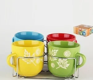 КОРАЛЛ Набор кружек 4пр. Эстель HEN1323