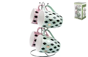 КОРАЛЛ Набор кружек 4пр. Ритм RX-N17328