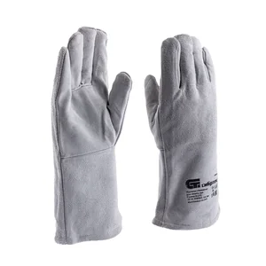 Сибртех Перчатки спилковые с манжетой для садовых и строительных работ, утолщенные, размер XL, 67905