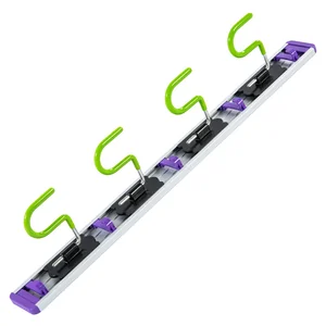 Palisad Алюминиевый настенный держатель для садового инструмента, 4 крюка, 68304