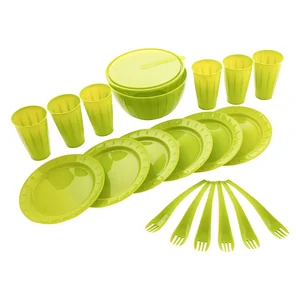 Palisad Набор для пикника на 6 персон, 20 предметов, контейнер 9 л в комплекте, Camping 69451