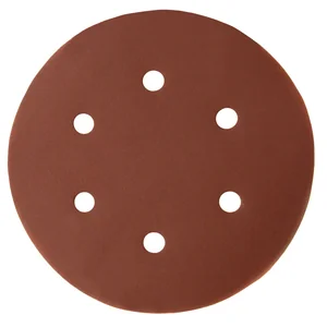 Matrix Круг абразивный на ворсовой подложке под "липучку", перфорированный, P 220, 150 мм, 5 шт 73844