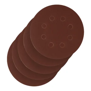 Сибртех Круг абразивный на ворсовой подложке под "липучку", перфорированный, P 280, 125 мм, 5 шт 738127