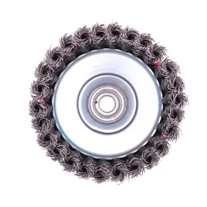 Matrix Щетка для УШМ, 125 мм, М14, "чашка", крученая проволока 0.5 мм 74627