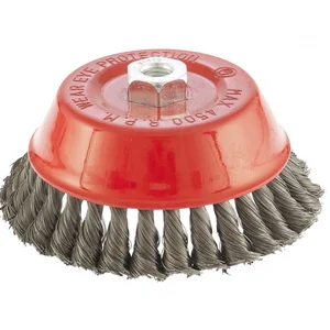 Matrix Щетка для УШМ, 150 мм, М14, "чашка", крученая проволока 0.35 мм 74618