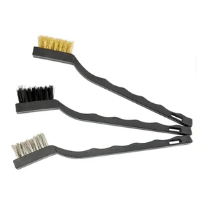 Matrix Набор щеток, 3 шт, металлические с пластмассовой ручкой, малые 74860