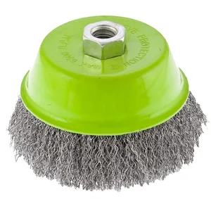 Сибртех Щетка для УШМ, 125 мм, М14, "чашка", витая проволока 746067