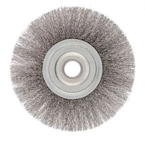 Сибртех Щетка для УШМ, 175 мм, посадка 22.2 мм, плоская, витая проволока 0.3 мм 746667