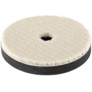 Matrix Насадка полировальная "под липучку", 125 мм, короткая плетеная шерстяная нить 75962