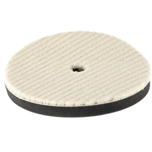 Matrix Насадка полировальная "под липучку", 180 мм, короткая плетеная шерстяная нить 75964