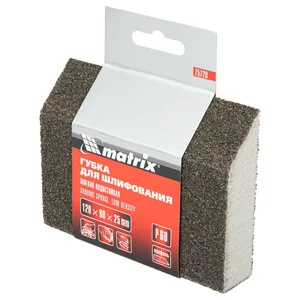 Matrix Губка для шлифования, 120 х 90 х 25 мм, трапеция, мягкая, P 60 75728