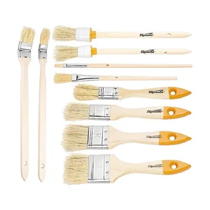 Sparta Набор кистей, 10 шт, плоские 3/4"-2" круглые №2, 4 радиаторные 1", 1.5" для масляной краски №2, 6 841155