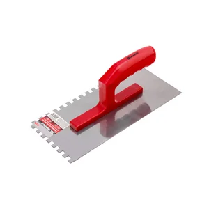 Matrix Гладилка стальная, 280 x 130 мм, зеркальная полировка, пластмастмассовая ручка, зуб 8 x 8 мм 86778