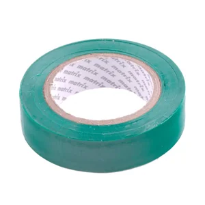 Matrix Изолента ПВХ, 15 мм х 10 м, зеленая, 150 мкм 88774