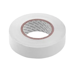 Matrix Изолента ПВХ, 19 мм х 20 м, белая, 150 мкм 88782