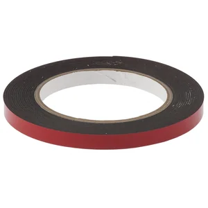 Matrix Лента клейкая на вспененной основе, двусторонняя черная усиленная, 9 мм х 5 м 89082