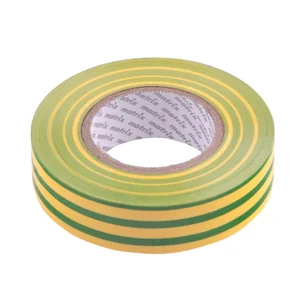 Matrix Изолента ПВХ, 19 мм х 20 м, желто-зеленая, 150 мкм 88783