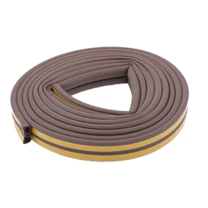 Сибртех Уплотнитель, 24 м, профиль "D", коричневый 93938