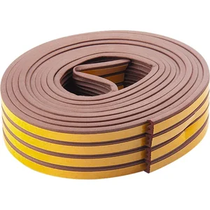 Сибртех Уплотнитель, 24 м, профиль "E", коричневый 93924