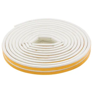 Сибртех Уплотнитель резиновый, 6 м, профиль "P", белый 88913