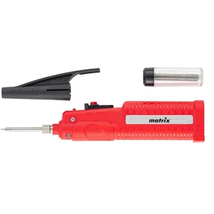 Matrix Паяльник беспроводной 4.5 В, 8 Вт, 350°С, припой 10 г, работа от элементов питания 3хАА 91352