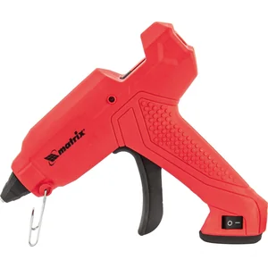 Matrix Клеевой пистолет, 11 мм, 40 (100) Вт, 18 г/мин, выключатель и индикатор напряжения 93007