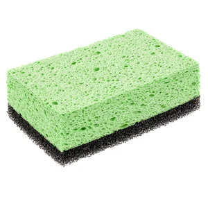 Сибртех Губка целлюлозная комбинированная для удаления эпоксидной затирки 150 x 95 x 50 мм, Россия 86838