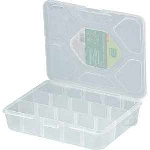 Сибртех Органайзер универсальный малый, прозрачный матовый 19 х 16 х 4.5 см 90726