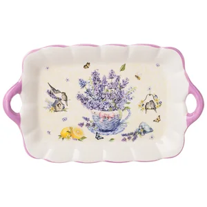 Lefard Блюдо  Прованс Лаванда  23,5*14 См. Высота=2,5 См. 358-2001