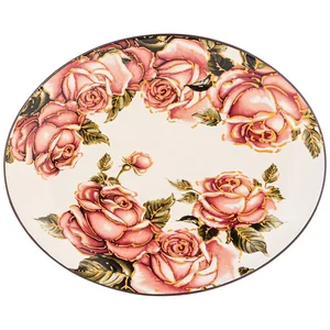 Lefard Блюдо Овальное  Корейская Роза  31,5*25,5 См. Высота=3 См. 358-1700