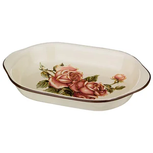 Lefard Блюдо-шубница  Корейская Роза  28*17.5*4.5 См 358-875