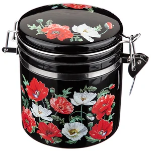 Lefard Банка Для Сыпучих Продуктов С Клипсой Коллекция Maquis 600 Мл Диаметр=10,2 См Высота=14,2 См. 230-382