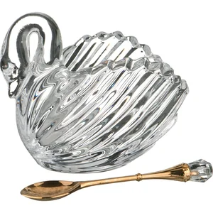 Lefard Икорница С Ложкой Лебедь 110 Мл. 11*6 См. Высота=9,5 См. Коллекция Muza 355-230