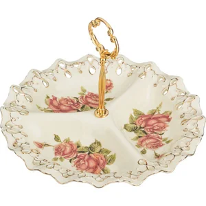 Lefard Менажница 3-х Секционная Диаметр=23 См Высота=3 См 126-503