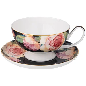 Lefard Чайная Пара Lefard  Винтаж  350 Мл Черная 415-2237