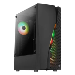 Aerocool Корпус Wave-G-BK-v2 черный без БП mATX 3x120mm 1xUSB2.0 2xUSB3.0 audio