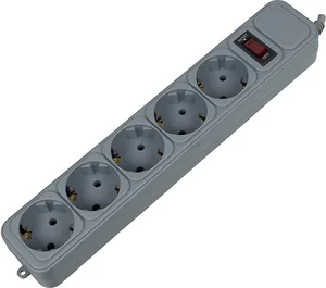 PC Pet Сетевой фильтр AP01006-3-GR 3м (5 розеток) серый