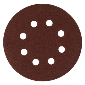 Matrix Круг абразивный на ворсовой подложке под "липучку", перфорированный, P 220, 125 мм, 5 шт 73809