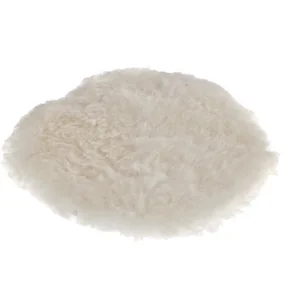 Matrix Насадка полировальная "под липучку", 180 мм, натуральная шерсть 75954