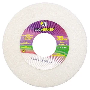 Луга абразив Круг шлифовальный, 150 х 20 х 32 мм, 25А, F60, (K, L) "Луга" 73455